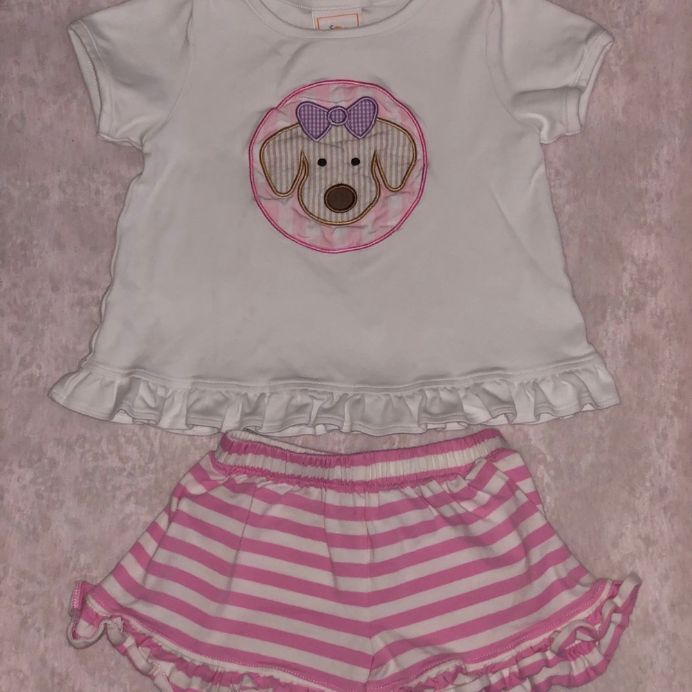 Stitchy Fish 24M Set Pink Stripes